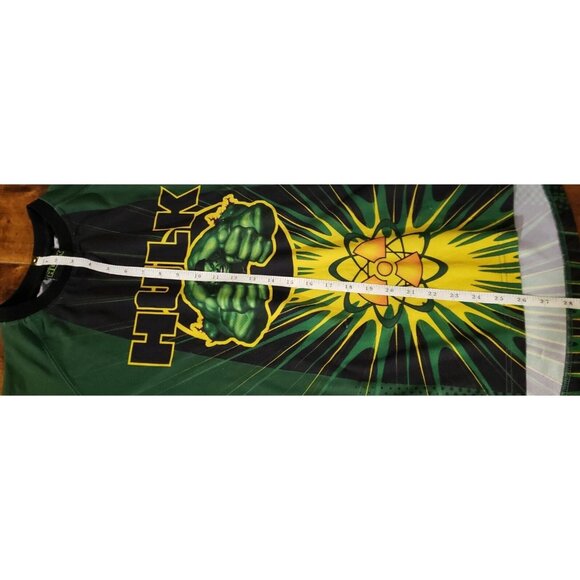 2003 The Hulk Shirt Green Gold Movie NTD Marvel Official Polyester Men's Medium - Picture 14 of 16